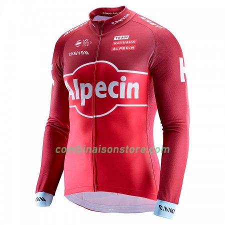Maillot 2017 Team Katusha-Alpecin Manches Longues N001